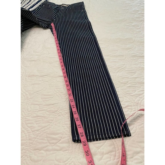 NWOT Levi’s Wedgie Straight Striped Blue Jeans Size 25 - Picture 4 of 10